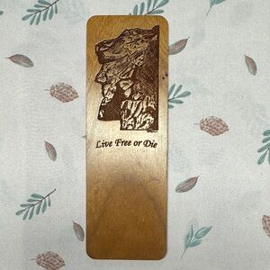 New Hampshire, White Mountain bookmark wooden bookmarks